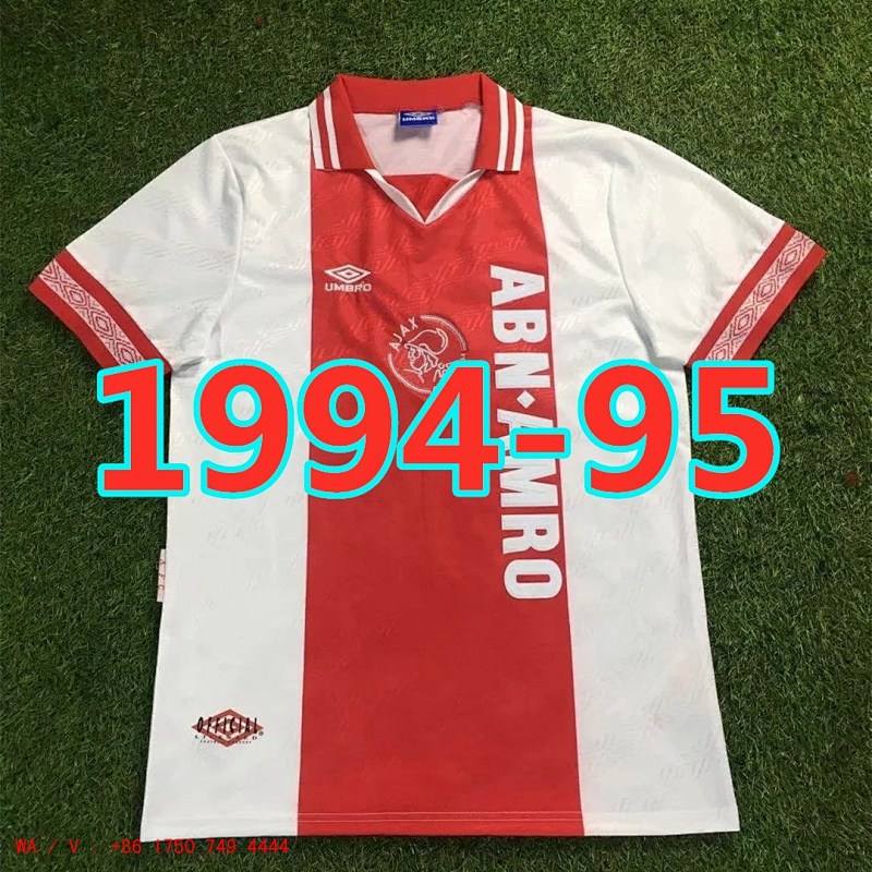 Ajax Retro TopThai Quality Home Jersey S-2XL