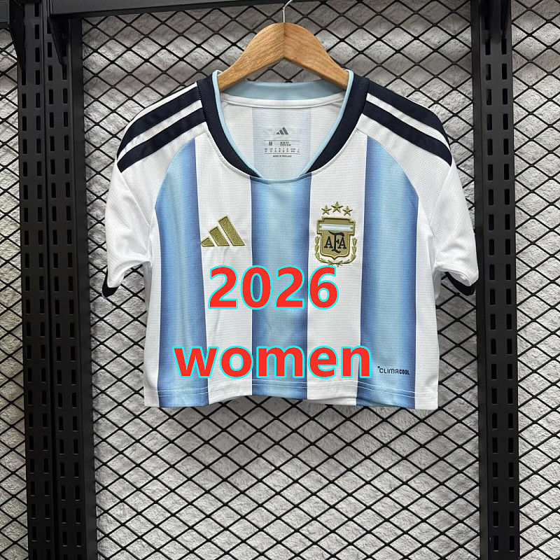 Argentina Home Women Short 2 Teams Jersey S-2XL 2