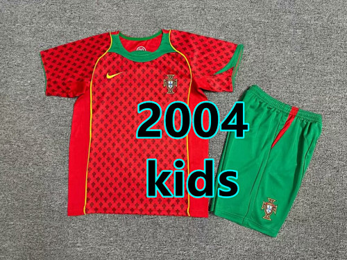 Portugal Home Kids Jersey+shorts Kit 16 -28