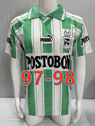 97-98 Atletico Nacional Home Retro Jersey S-2XL