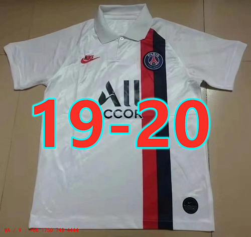Balenciaga Paris Psg Retro Fans Version 19-20 Away Jersey S-2XL