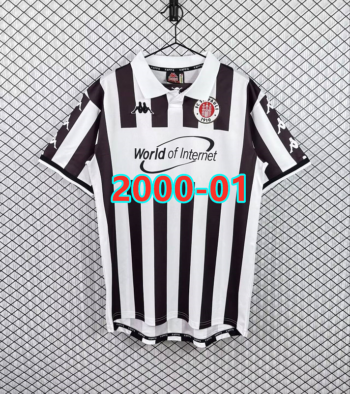 St. Pauli Home Retro Fans Version Jersey S-2XL