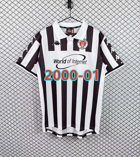 St. Pauli Home Retro Fans Version Jersey S-2XL