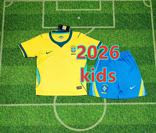 Brazil Kids Home Jersey+shorts 16 -28