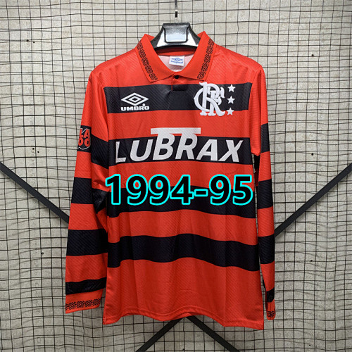 Flamengo Home Retro Fans Long Jersey S-2XL