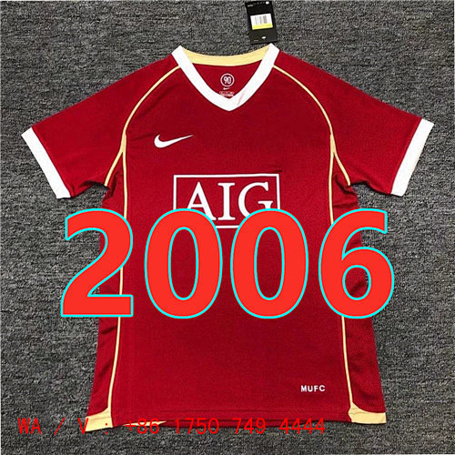 Manchester United Retro TopThai Quality Home Jersey S-2XL