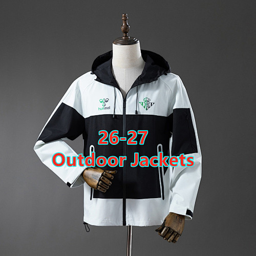 26-27 Real Betis Outdoor Jackets S-2XL