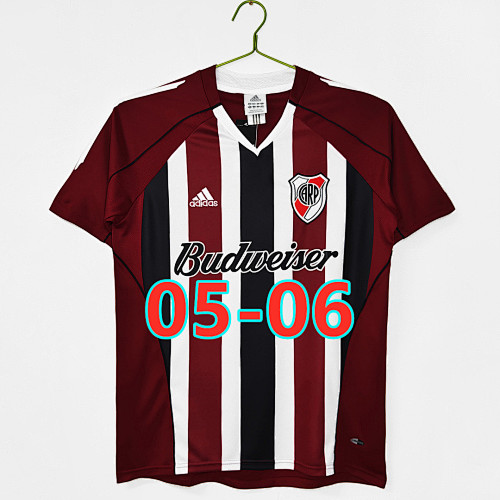 05-06 River Plate Away Retro Jersey S-2XL