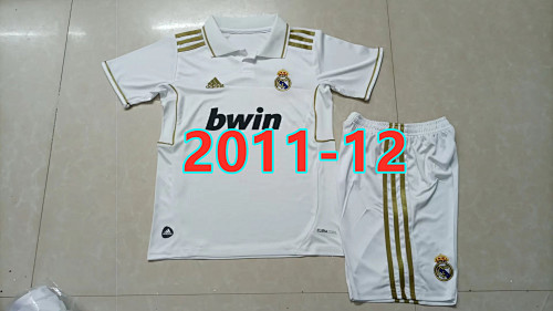 11-12 Real Madrid Home Retro Kids Jersey 16 -28