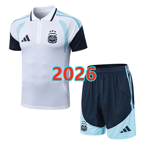 Argentina Player Short Sleeve+shorts Kit S-2XL