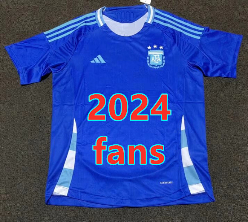 Argentina Away Fans Version Jersey S-4XL