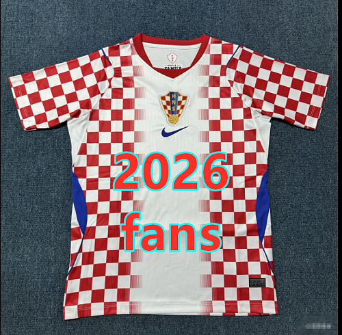 Croatia Home Fans 32 Teams Jersey S-4XL 32