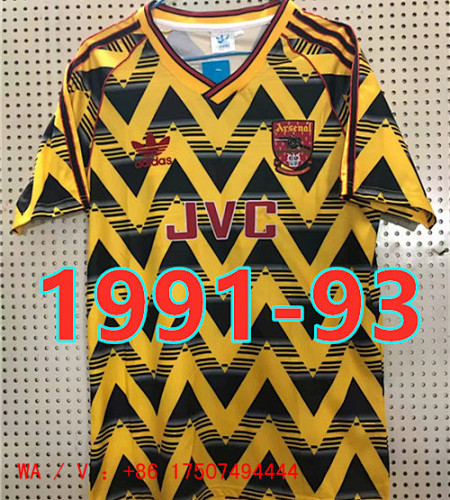 Arsenal Retro Away Jersey S-2XL