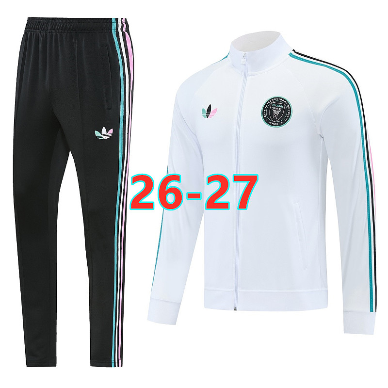 26-27 Inter Miami Long Zipper Jacket S-2XL