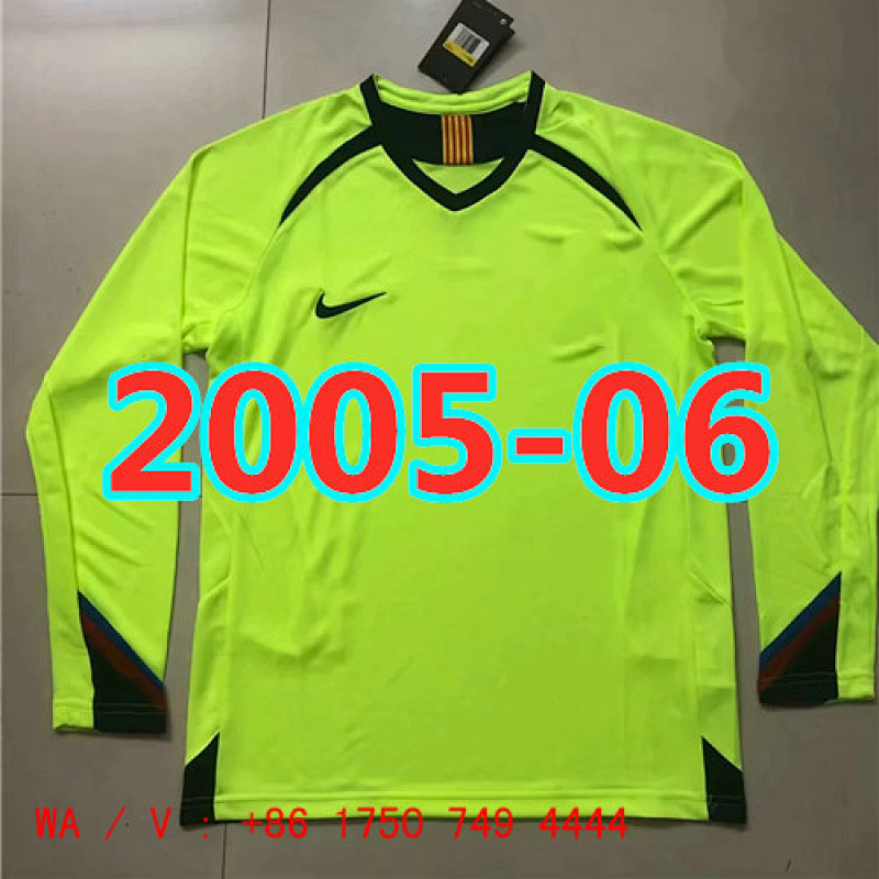 Barcelona Retro Away Long Sleeve Jersey S-2XL