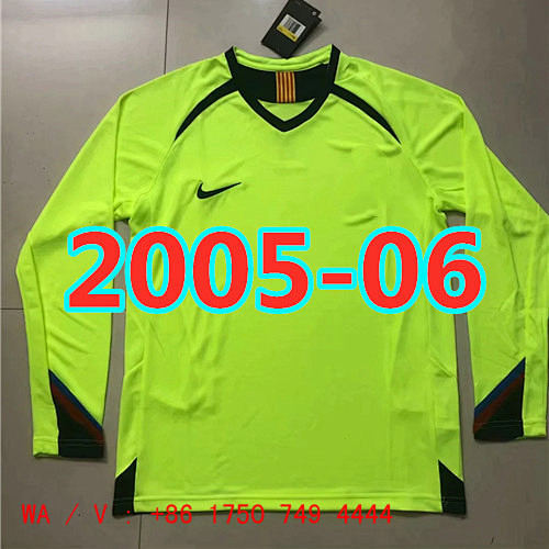 Barcelona Retro Away Long Sleeve Jersey S-2XL