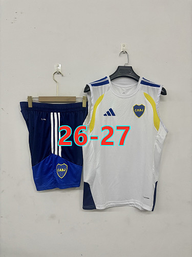 26-27 Boca Juniors Vest Tracksuit Kit S-3XL
