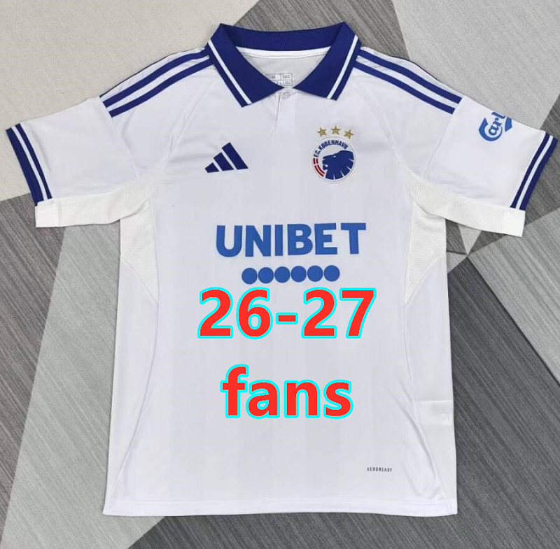 26-27 Copenhagen Home Fans Version Jersey S-4XL