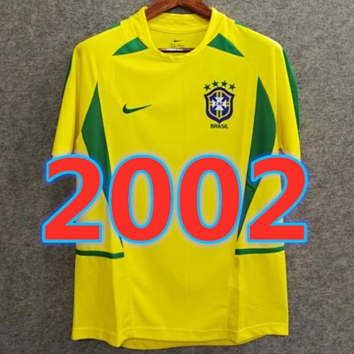 Brazil Retro S-2XL Home Jersey Ob.ox