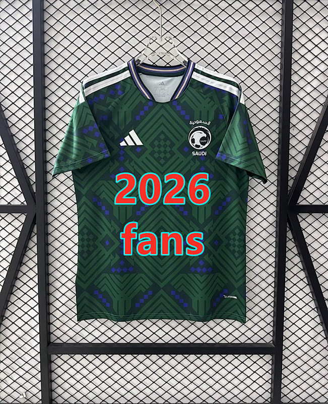 Saudi Arabia Home Fans Version Jersey S-4XL