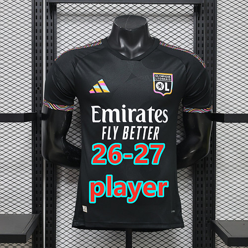 26-27 Lyonnais Third Player Version Jersey S-2XL