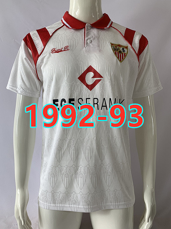 Sevilla Home Retro Jersey S-2XL