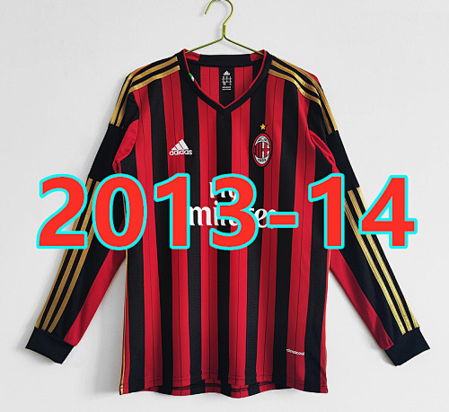 AC Milan Retro Home Jersey Long Sleeve S-2XL A.C