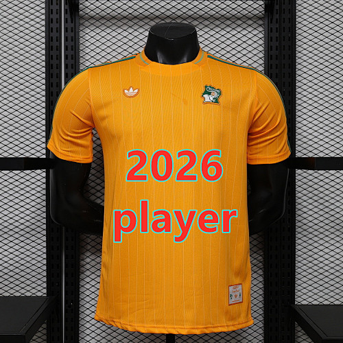 Cote D'Ivoire Retro Player Version Jersey S-2XL