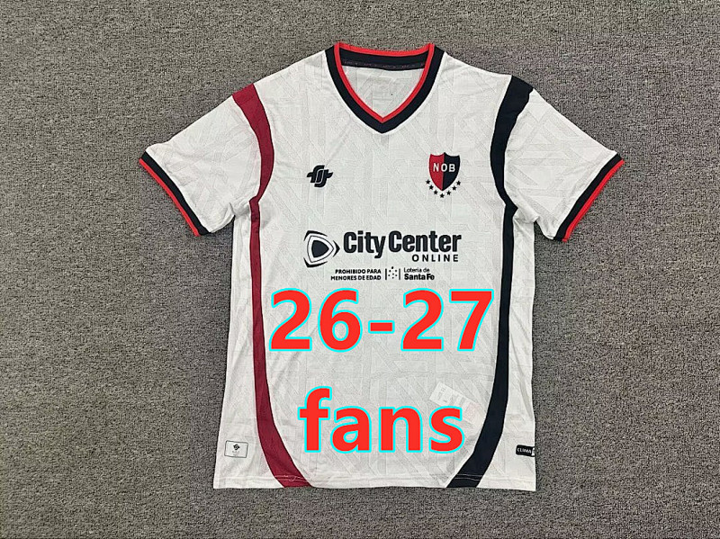 26-27 Newell's Old Boys Away Fans Version Jersey S-4XL