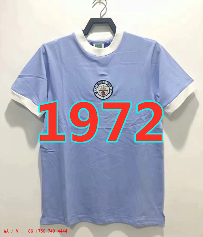 Manchester City Retro TopThai Quality Jersey S-2XL