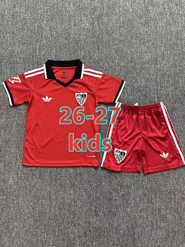 26-27 Sevilla Away Kids Jersey+shorts Kit 16 -28