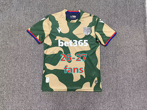 26-27 Stoke City Away Fans Version Jersey S-4XL