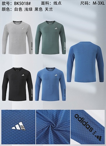 Adidas 25-26 A-D Long Sleeve T-shirt Jersey M-3XL T