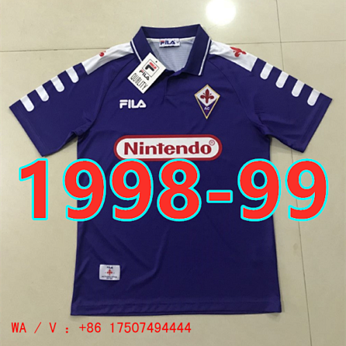 Fiorentina S-Xxl Retro Jerseys