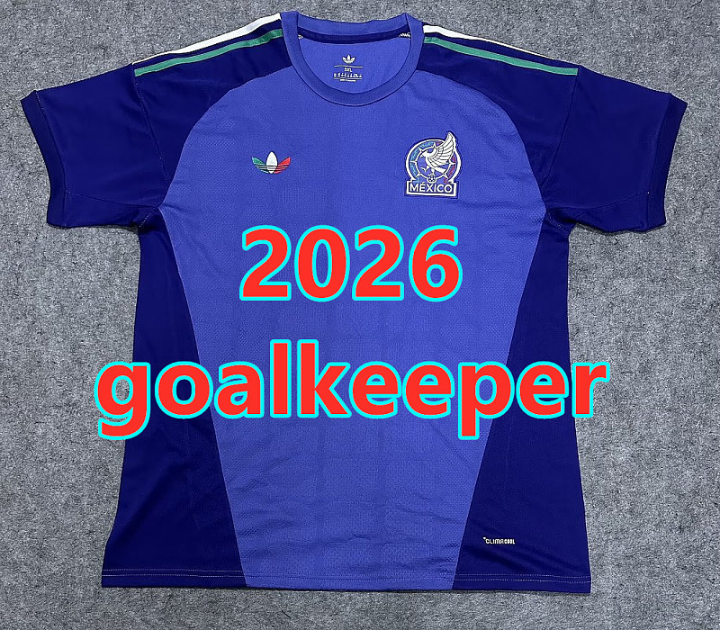 Mexico Goalkeeper Fans Version Jersey S-4XL