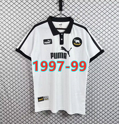 Derby County Home Retro Fans Version Jersey S-2XL