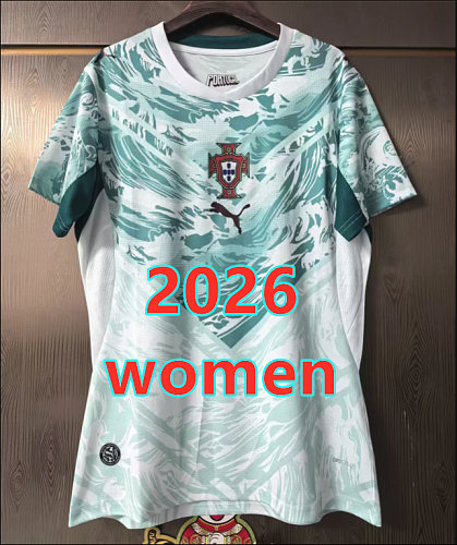 Portugal Away Woman 32 Teams Jersey S-2XL 32