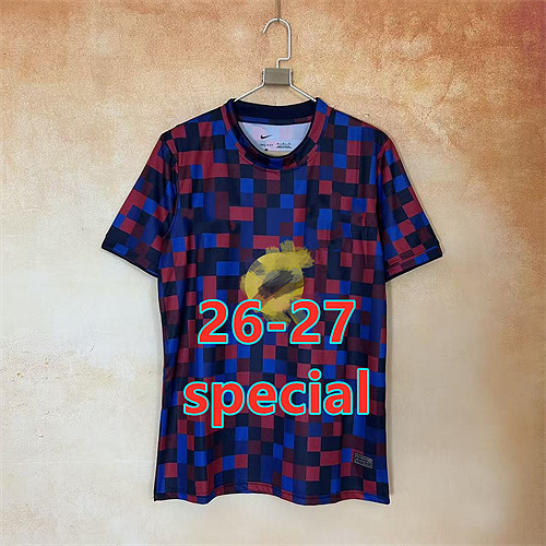 26-27 Barcelona Special Fans Version Jersey S-4XL