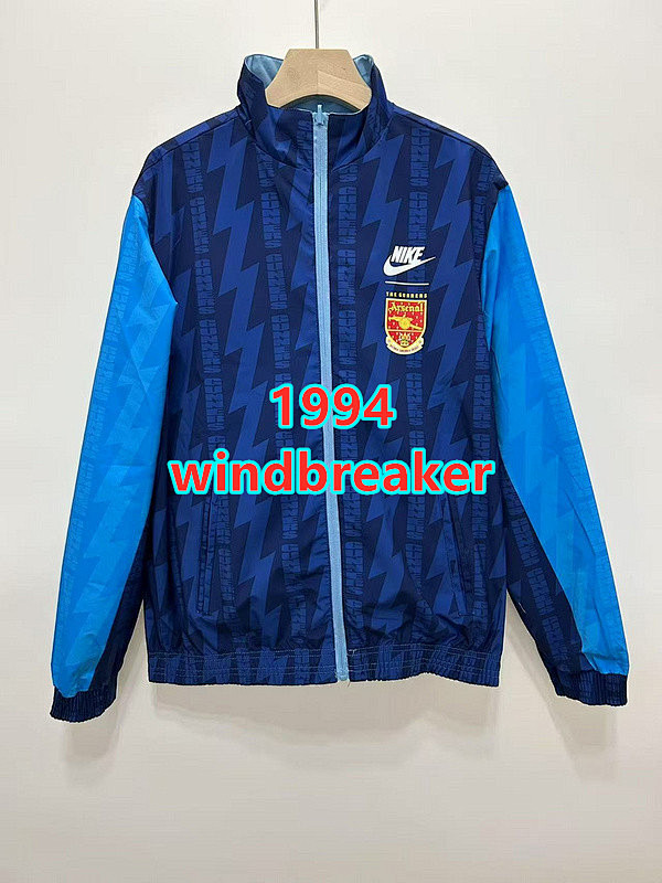 Arsenal Retro Embroidery Reversible Windbreaker S-2XL