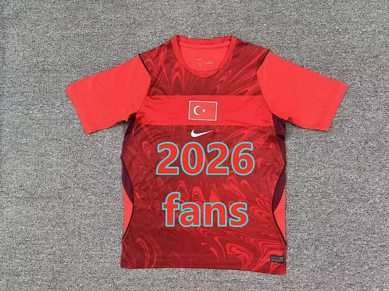 Turkey Away Fans Version Jersey S-4XL