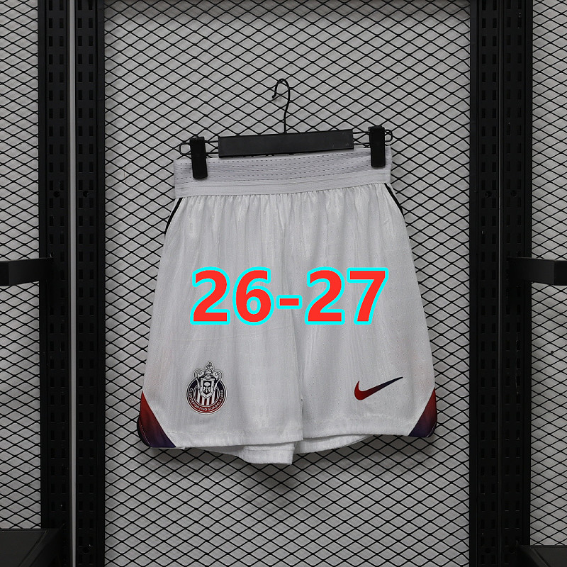 26-27 Chivas Away Player Version Shorts S-3XL