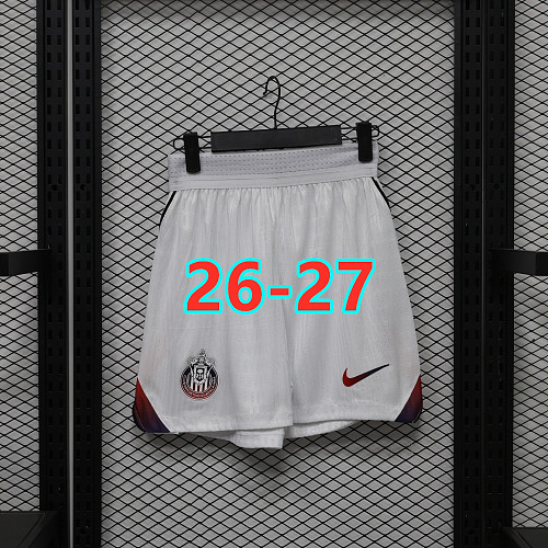 26-27 Chivas Away Player Version Shorts S-3XL