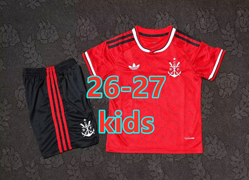 26-27 Flamengo Third Kids Jersey+shorts Kit 16 -28