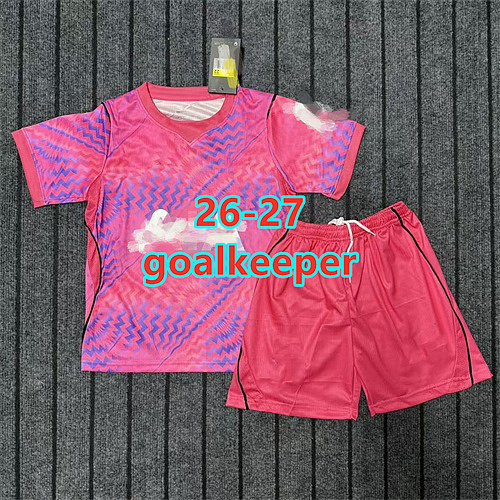 26-27 Tottenham Goalkeeper Kids Jersey+shorts Kit 16 -28