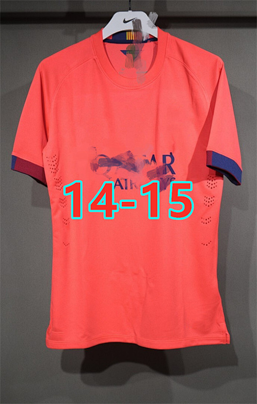 14-15 Barcelona Away Retro Player Version Jersey S-2XL