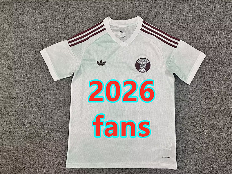 Qatar Away Fans Version Jersey S-4XL