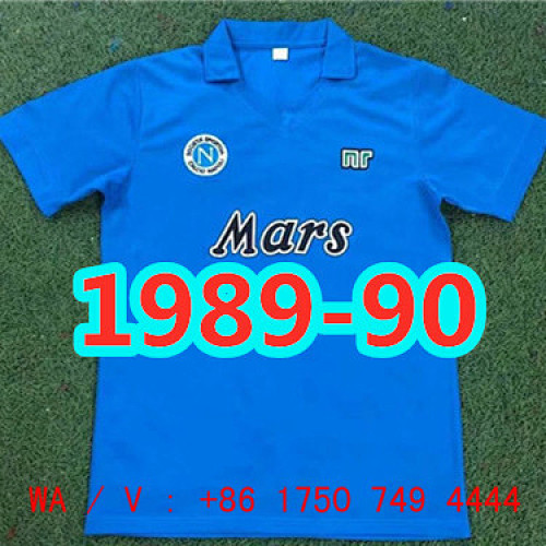 Napoli Retro TopThai Quality Home Jersey S-2XL