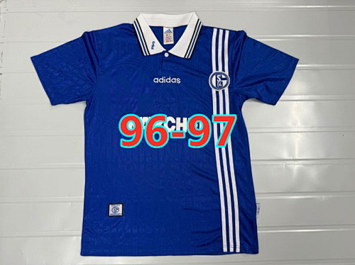 96-97 Schalke Home Retro Jersey S-2XL