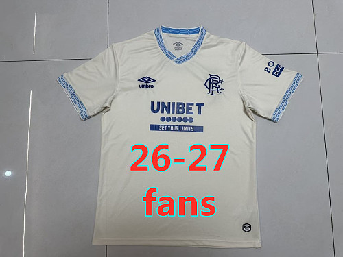 26-27 Rangers Away Fans Version Jersey S-4XL