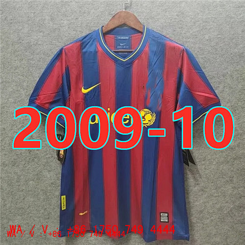 Barcelona Retro TopThai Quality Home Jersey S-2XL